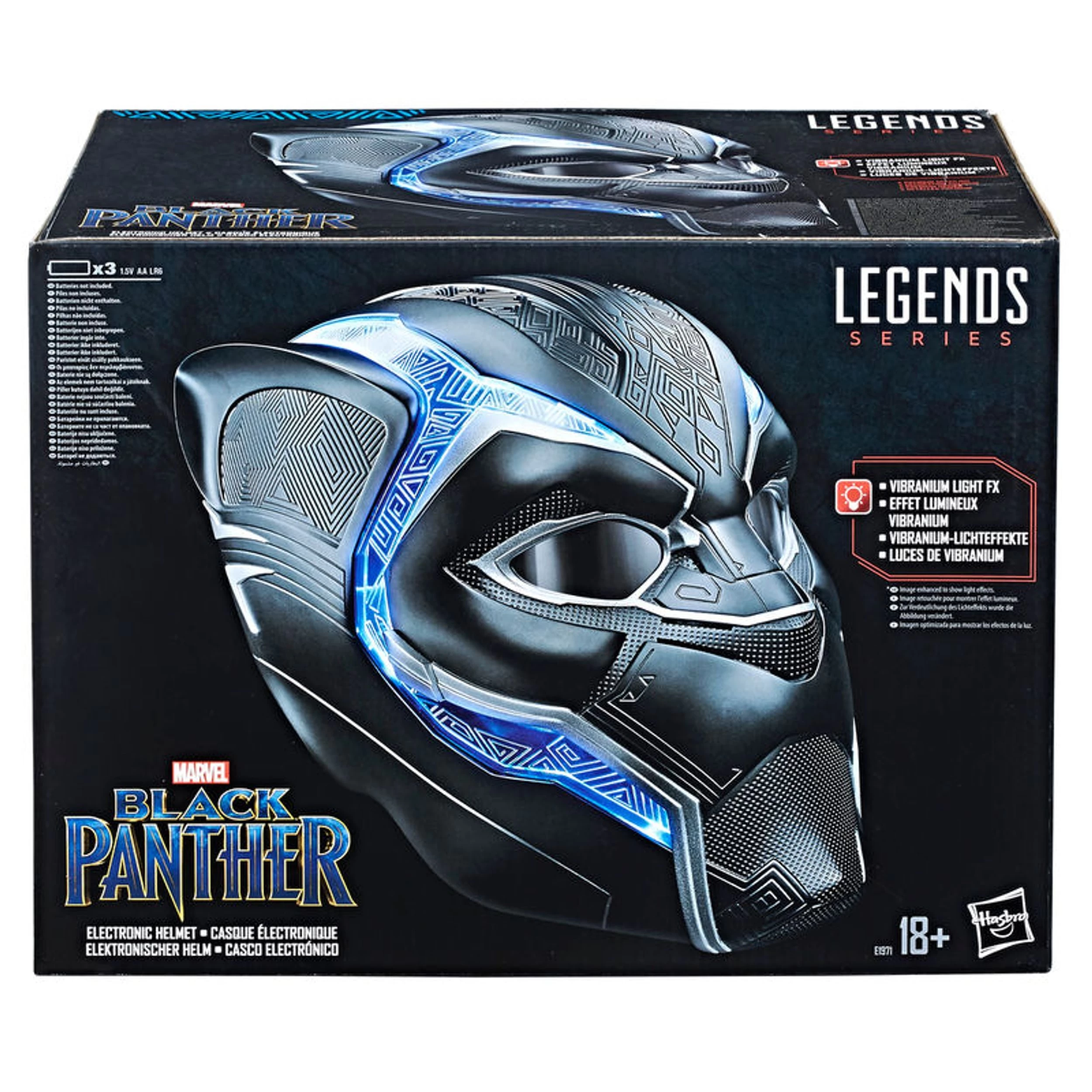 Hasbro Marvel Legends Black Panther Electronic Helmet 7 Hasbro Marvel Legends Black Panther Electronic Helmet - Image 5