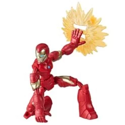 Hasbro Marvel Avengers Iron Man Bend And Flex Figure - 5.1 X 22.9 X 16.5 CM