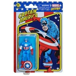 Hasbro Marvel Captain America Retro Figure - 9.5 CM -Hasbro Toyland img 216002 f224a5077013ad8fb8fcac8c93976c7d 1