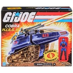 Hasbro G.I. Joe Retro Vehicle + H.I.S.S. III Cobra Rip It Set Figure