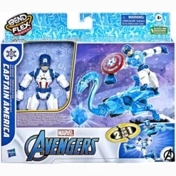 Hasbro Marvel Bend And Flex Missions Capitan America Figure - 15 CM -Hasbro Toyland img 250748 8d9479811ceb90bbfdcc4b2d758a3b0e 1